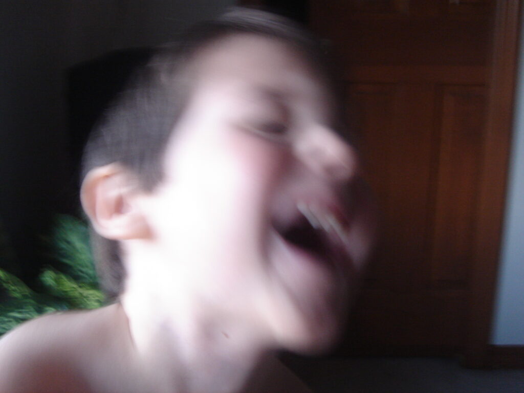 child laughing