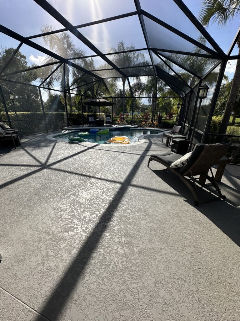 Pool patio
