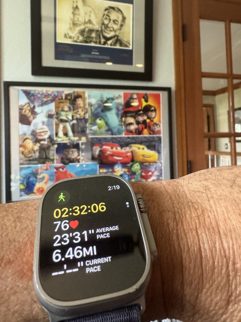 Apple Watch fitness screen 