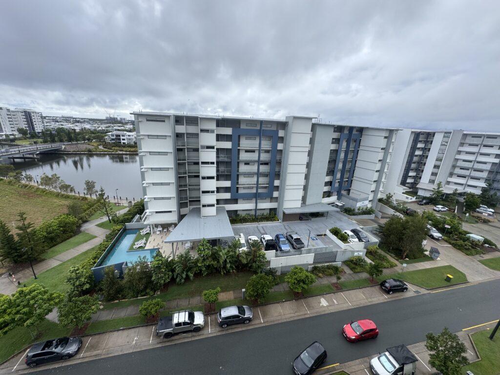 Seven-story apartment building