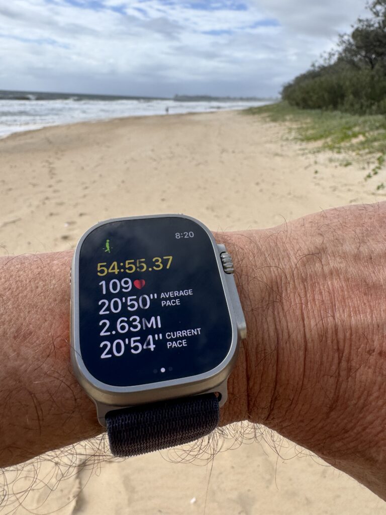 Apple Watch fitness screen