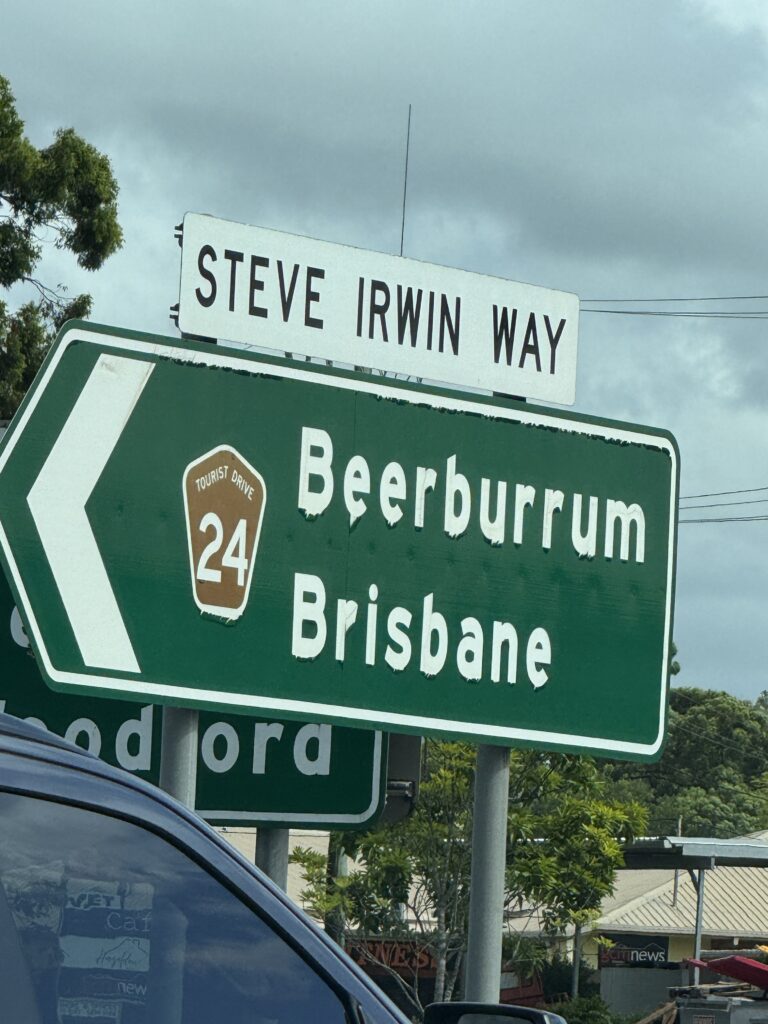 Australian highway sign