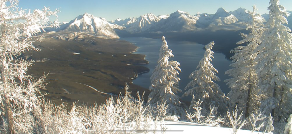 Snow covered mountains 