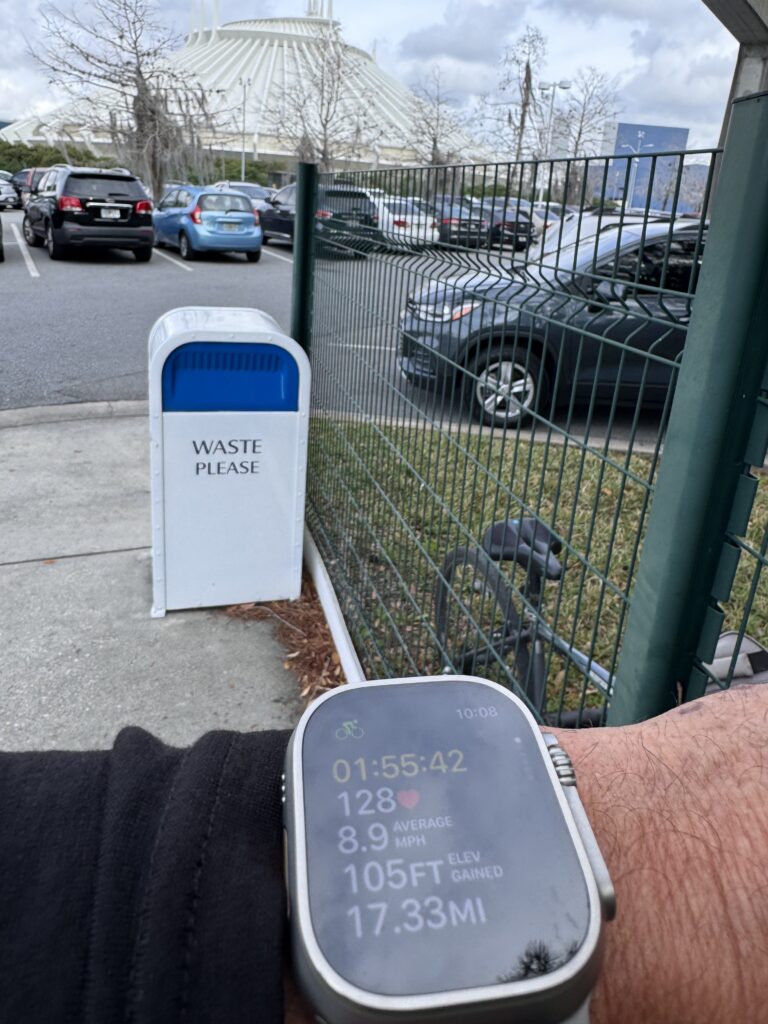 Apple Watch fitness screen