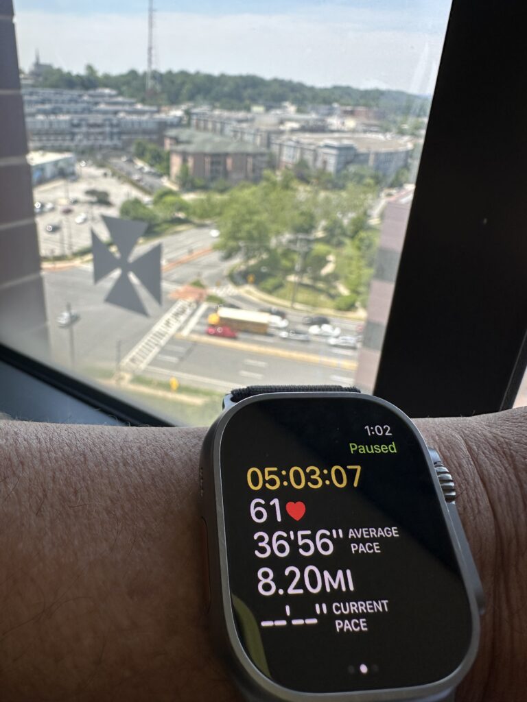 Apple Watch on person's wrist