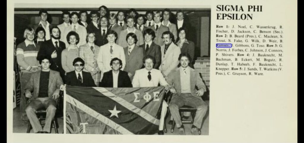 Fraternity members photo