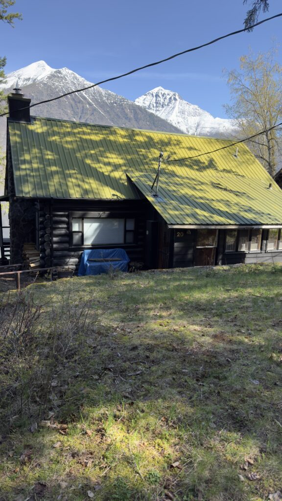 Historic mountain cabin