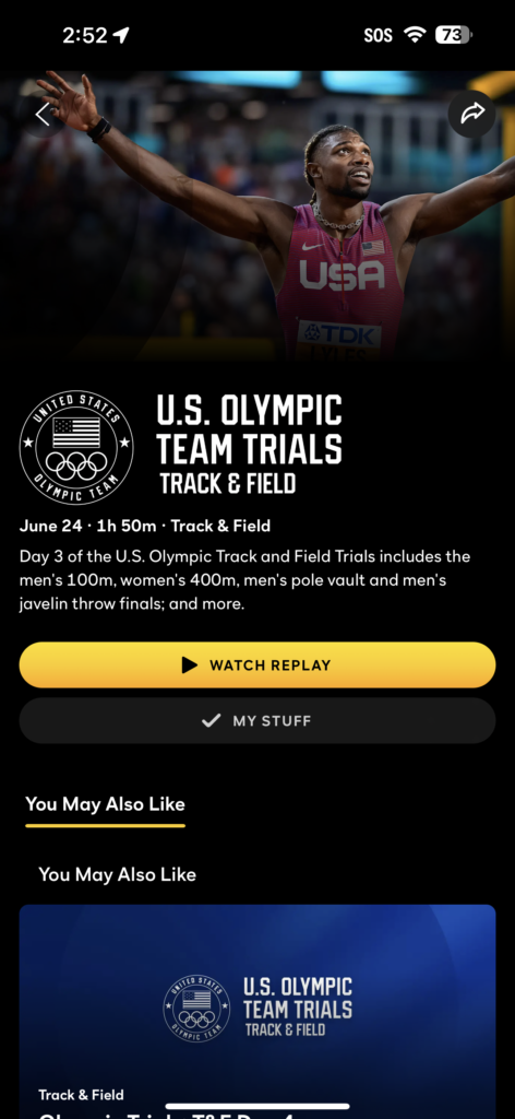 USATF Olympic trails update