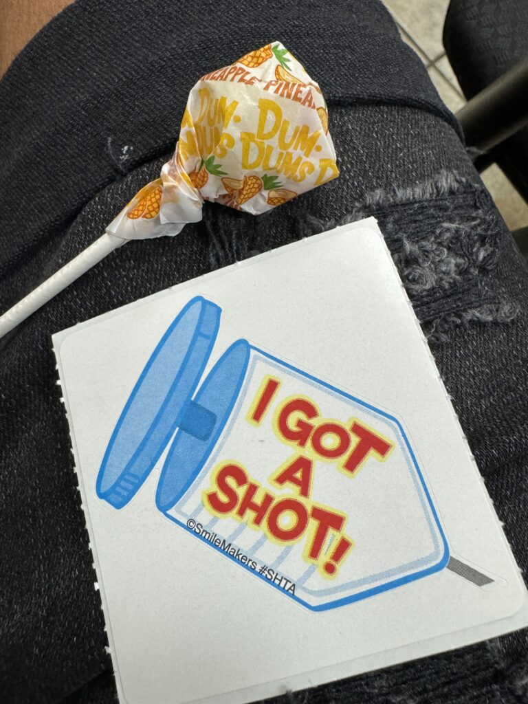 An i got a shot sticker