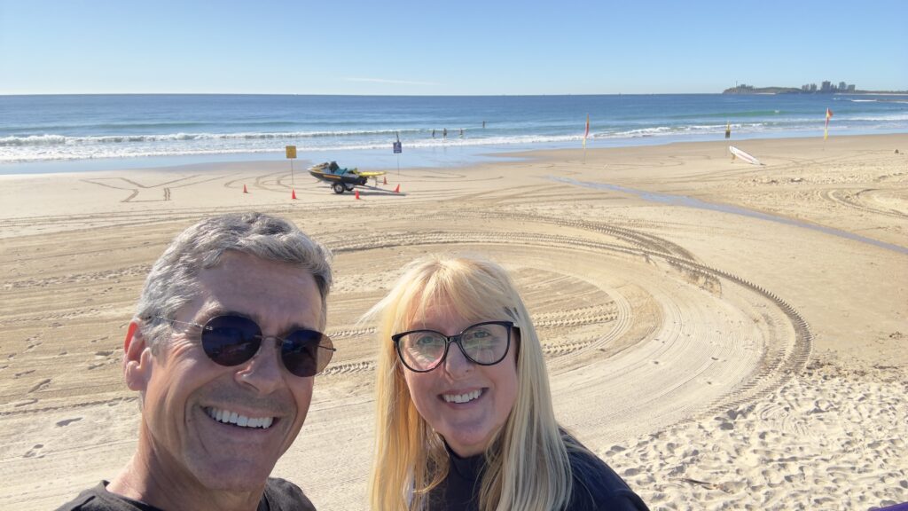 couple at beach