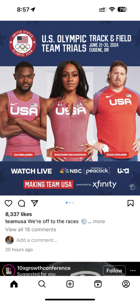 Three USA Olympians