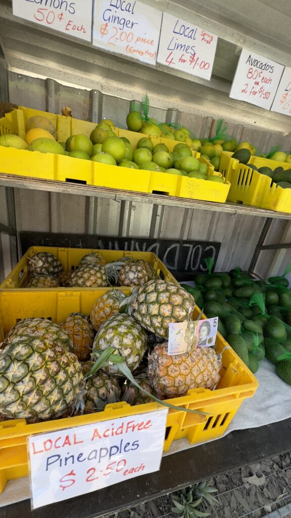 roadside fruit stand