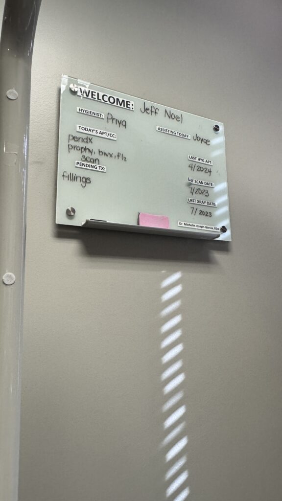 dental hygienist customer board