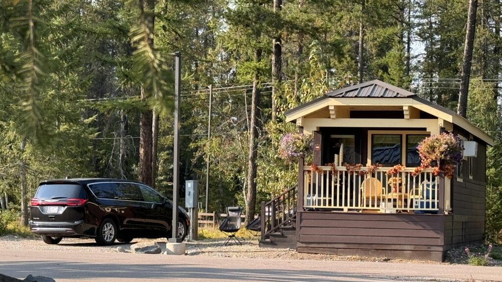 Small wilderness cabin