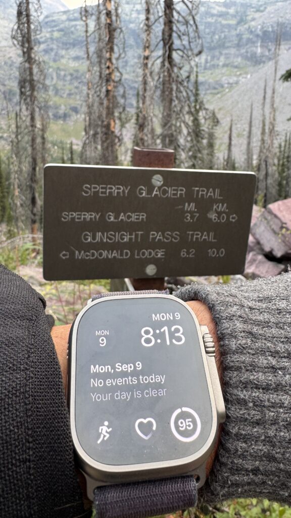 Trailhead sign