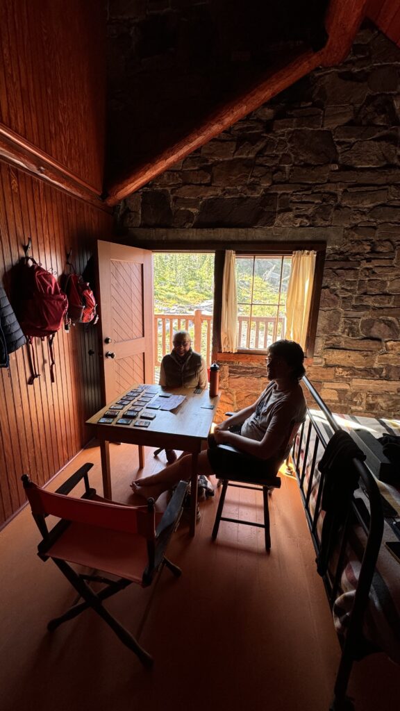 Rustic hotel room
