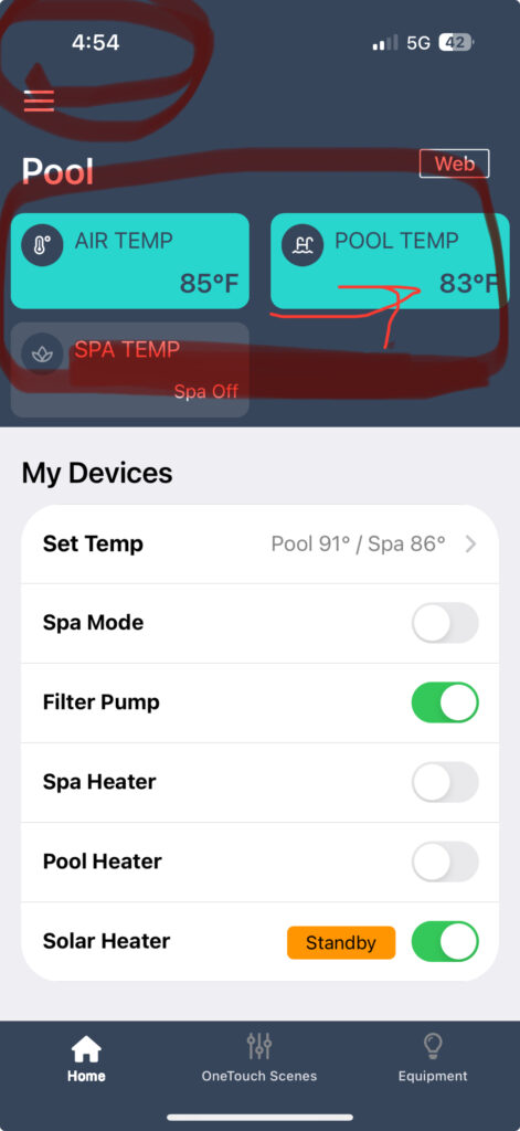 Home pool app
