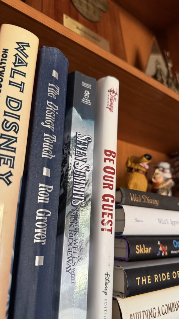 books on a bookshelf