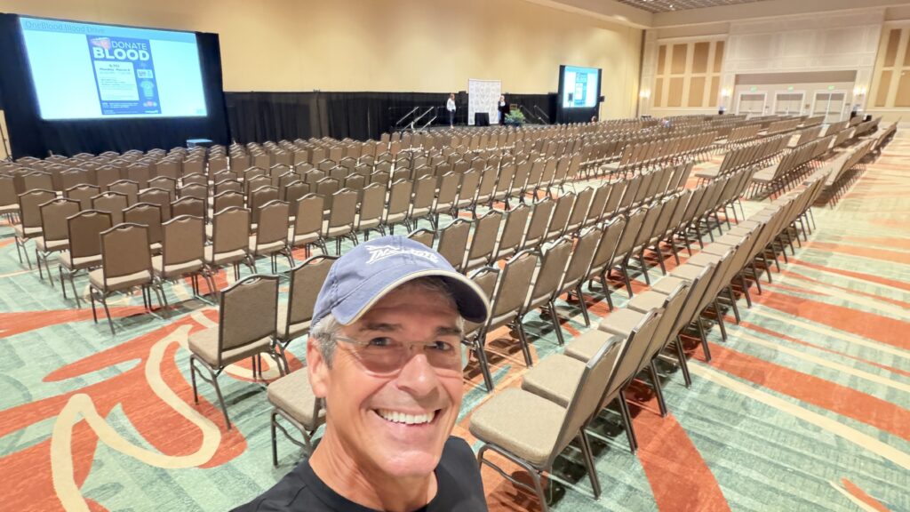 disney keynote speaker Jeff Noel at hotel conference ballroom