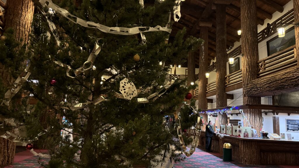 Glacier Park Lodge Christmas in July