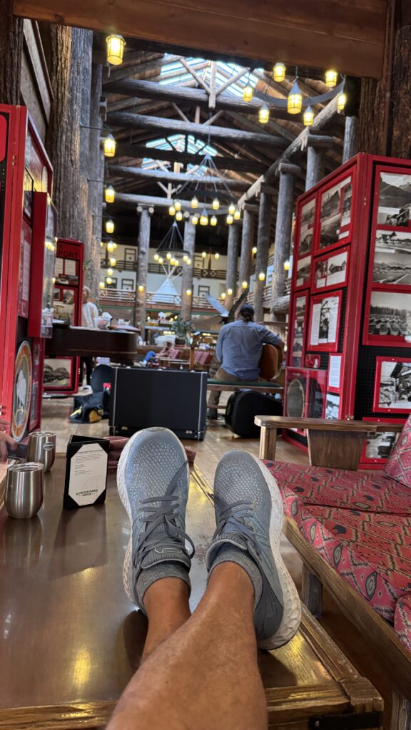 Glacier Park Lodge lobby